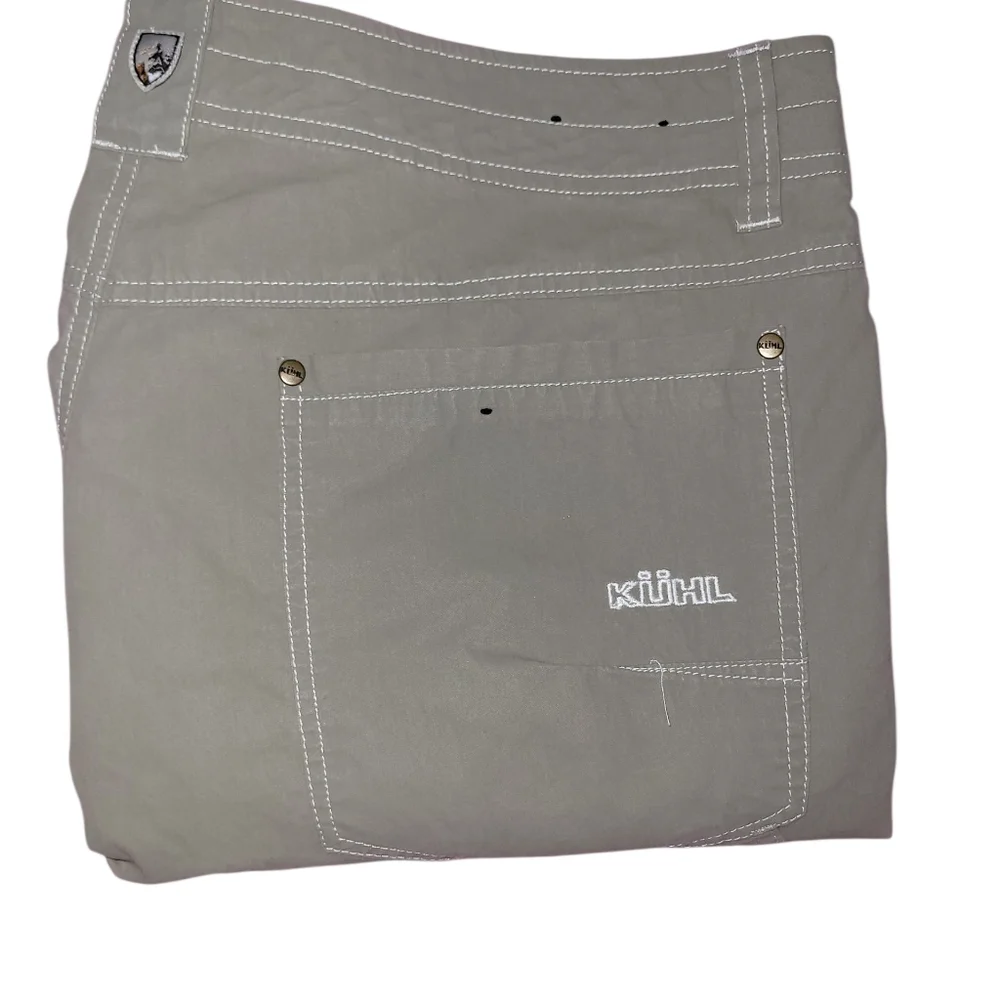 Kuhl Revolvr Pants 38x32 Olive Green Vintage Patina Dye Hiking Outdoor Excellent - Picture 3 of 9